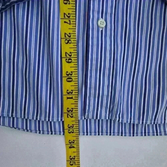 Ralph Lauren Mens Button down Polo Striped Long Sleeve Classic Fit 2X Big - Picture 8 of 10